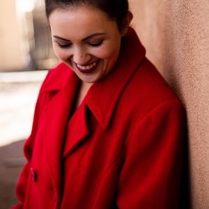 Centigrade Red Pea Coat